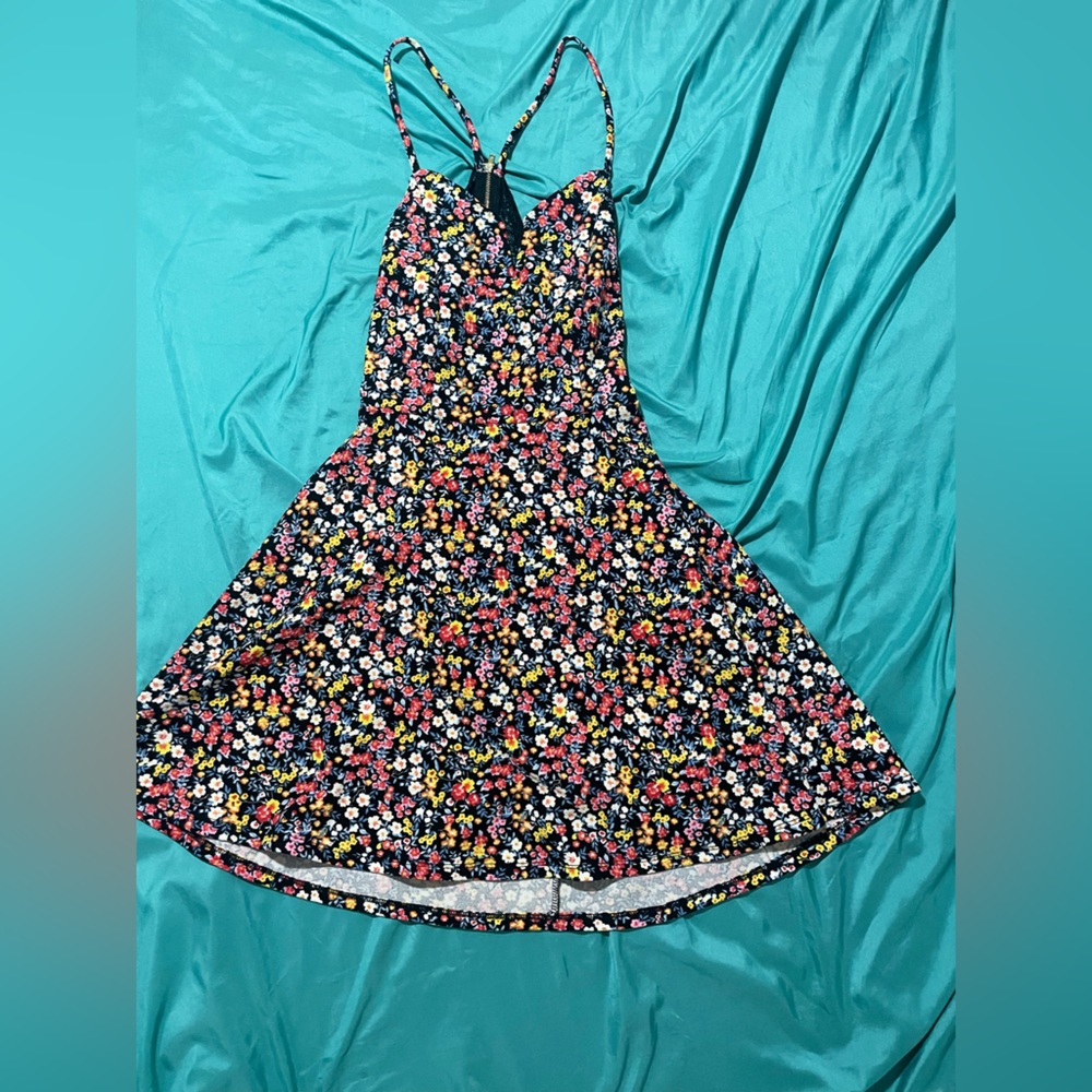 No Boundaries Multicolor Floral Kids Dress
